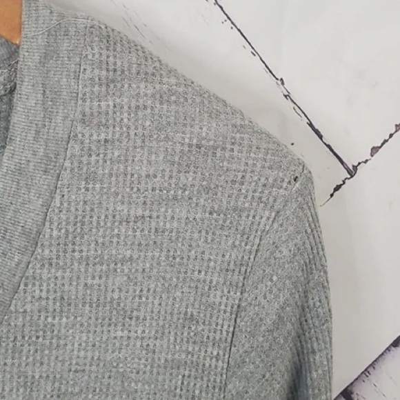 Vintage Sesame Street “I Hate Mornings” Gray Thermal Waffle Romper EUC Size L - Picture 11 of 11